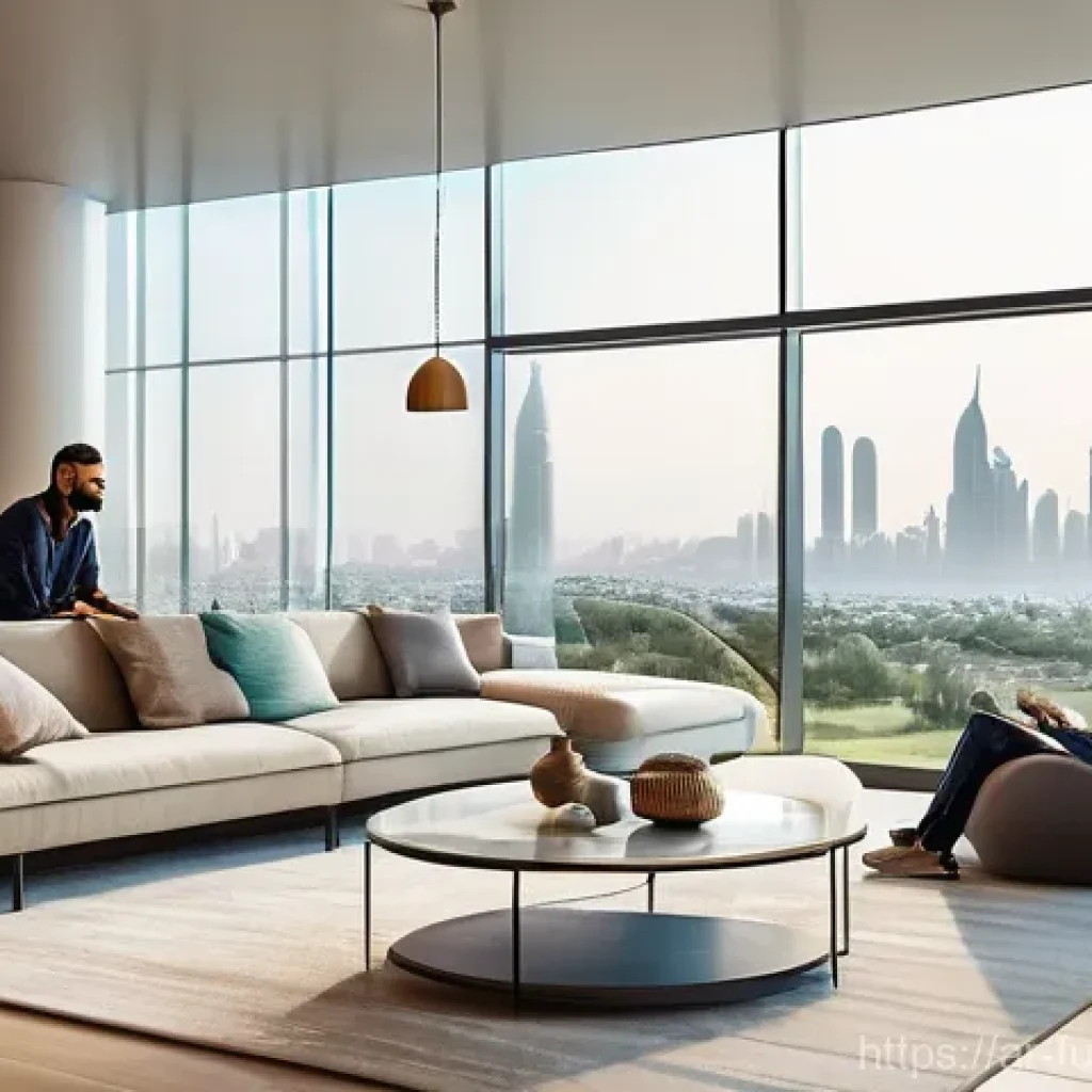 전국적인 주거 혁신 프로젝트 사례 분석 - **Prompt 1: Futuristic Smart Home in a Modern Arab City**
    "A bright, high-definition image of a ...