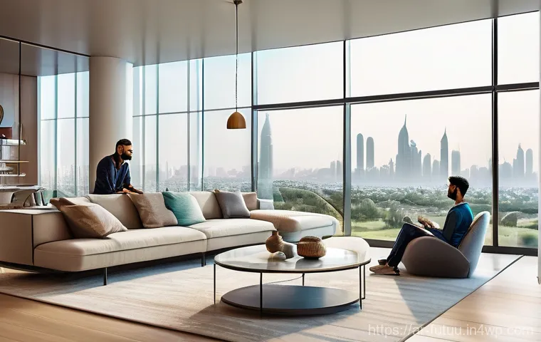 전국적인 주거 혁신 프로젝트 사례 분석 - **Prompt 1: Futuristic Smart Home in a Modern Arab City**
    "A bright, high-definition image of a ...