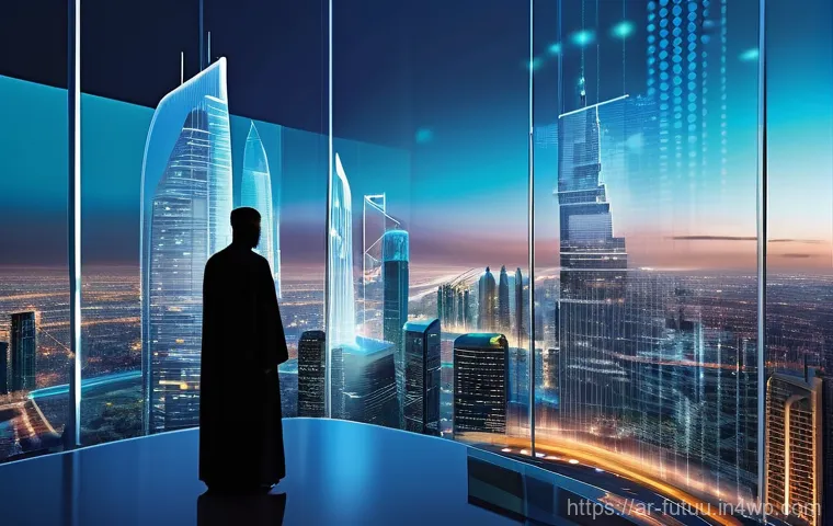 주택 금융의 변화와 혁신 모델 - **Prompt:** A modern, digitally-savvy Arab family, consisting of a father, mother, and two children ...