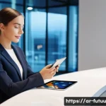 주택 시장의 디지털화가 가져오는 변화 - **Prompt 1: Immersive Virtual Property Tour in a Modern Apartment**
    "A young, diverse couple, bo...