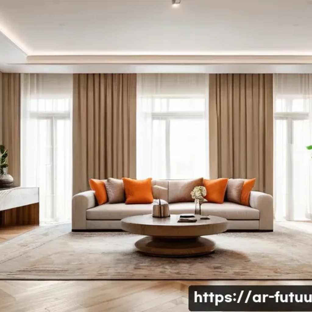 주거 공간의 개인화와 맞춤형 설계 - A modern Arabic living room interior featuring warm natural wood flooring and wall panels, complemen...